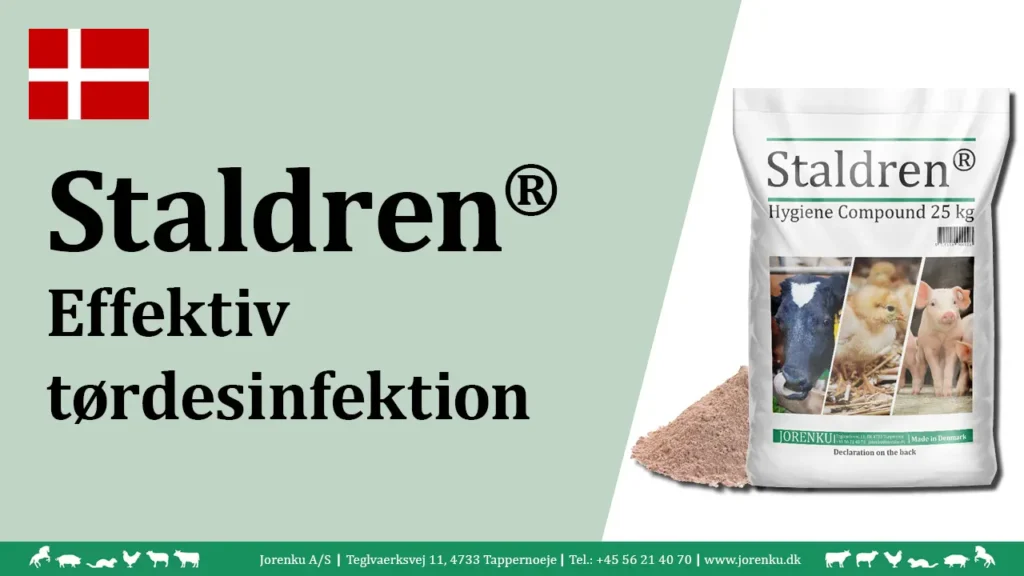 Præsentationsvideo med Staldren® - effektiv tørdesinfektion